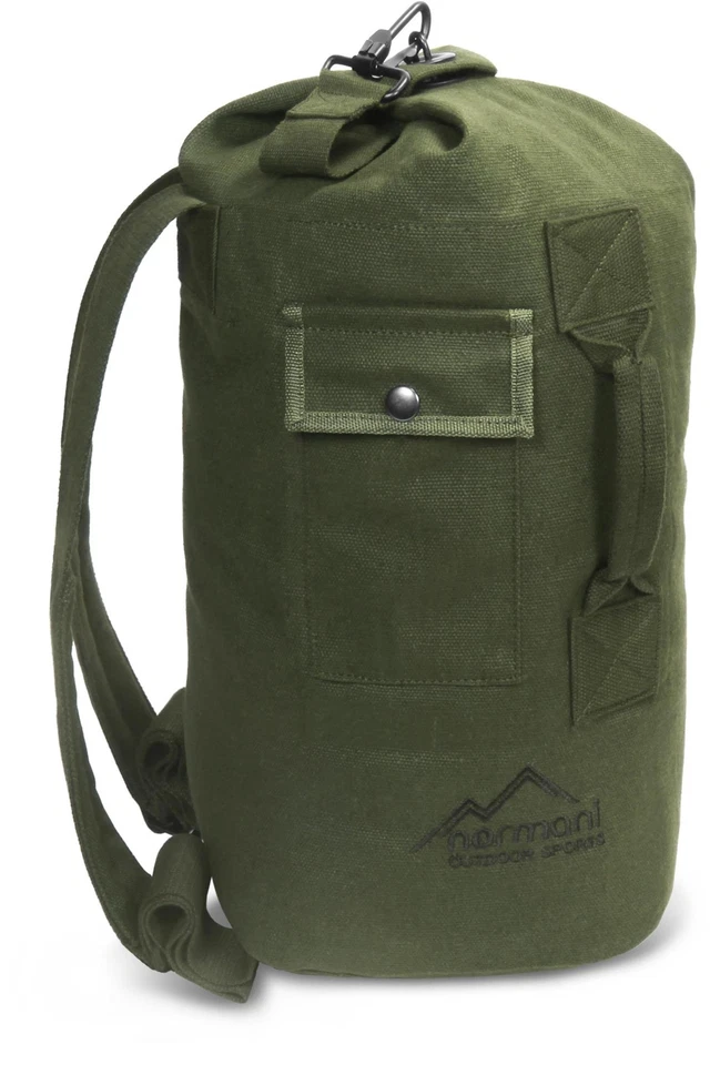 Seesack Duffel Bag 20 Liter Canvas-Reiseseesack mit Doppelgurt Trockensack  - Bild 1 von 1