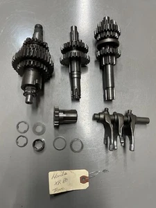Honda XR80 Transmission, Gears Spindle Shaft Shift Forks Counter - Picture 1 of 11