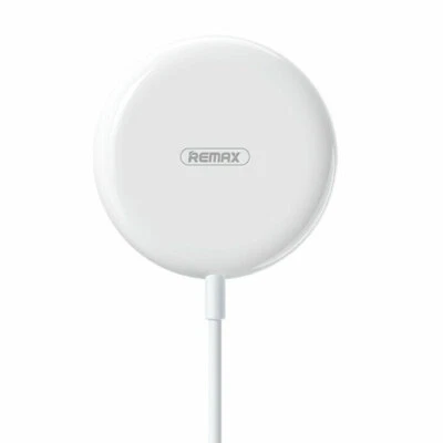 Cargador Inalámbrico Magnético Remax Magka Serie 15W (RP-W27) - Blanco Foto 1 de 4