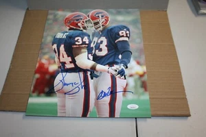 BUFFALO BILLS ANDRE REED & THURMAN THOMAS DUAL SIGNED 11X14 PHOTO JSA COA - Picture 1 of 1