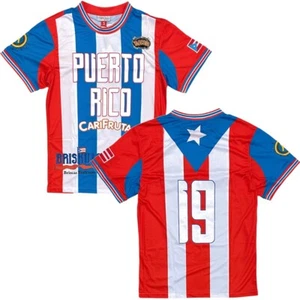 Puerto Rico International Team Headgear Classics 1990 World Cup Soccer Jersey - Picture 1 of 5