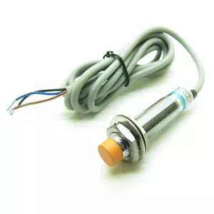 Inductive Proximity Switch Sensor 4mm 3-Wires NC PNP DC6-36V 12mm LJ12A3-4-Z/AY - Picture 1 of 8
