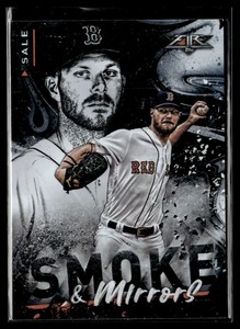 2021 TOPPS FIRE SMOKE & MIRRORS CHRIS SALE BOSTON RED SOX #SM-8