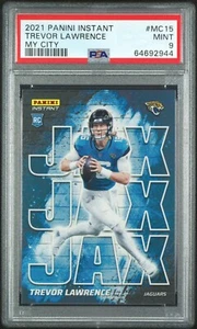 2021 Panini Instant Trevor Lawrence Rookie My City SP Jaguars #mc15 RC PSA 9 🔥 - Bild 1 von 5