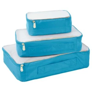*Samantha Brown Luggage Microfiber Packing Cubes 3-pc Organizer Set (Pick Color) - Picture 1 of 8