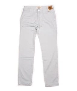 Pantalones informales inteligentes Bellfield para hombre gris claro chino nuevos con etiquetas agotados - Imagen 1 de 8