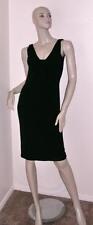$975 NWT Narciso Rodriguez Black Rouched Tank Dress 40