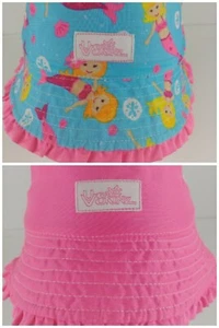 UV Skinz Hat Size 3T Girls Reversible Sunhat Pink / Blue with Mermaids - Picture 1 of 12