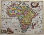 Africae accurata tabula - Visscher 1680 - Rare original map - Africa - Afrika