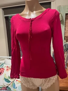 METALICUS: Bundle of three Fuchsia Pink/Purple stretchy, layering tops. - Picture 1 of 14