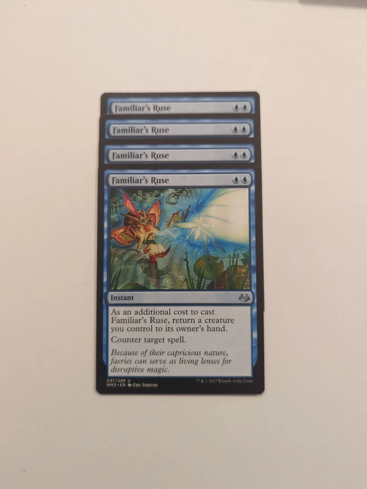 (4) Familiar's Ruse *PLAYSET* Modern Masters 2017 Regular NM MTG - Image 1 of 1