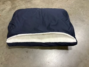 snoozer cozy cave dog bed Large Rectangle Navy - Picture 1 of 1