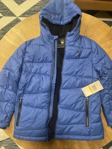 Spyder Jacket Youth Medium (10-12) Blue NWT Never Worn Winter Coat - Picture 1 of 4