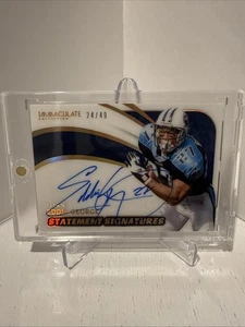 2024 Immaculate Eddie George Statement Signatures /49 - Picture 1 of 3