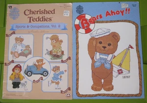LOT OF 2 CHERISHED TEDDIES SPORTS & OCCUPATIONS BEARS AHOY DESIGNS GLORIA & PAT - Bild 1 von 2