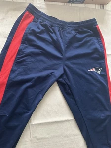 NFL Team Apparel New England Patriots Trainingshose Erwachsene L blau Ankle Zip Herren - Bild 1 von 9