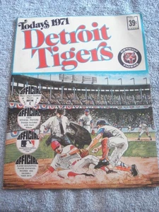 RARE VINTAGE TODAYS 1971 DETROIT TIGERS PICTURE ALBUM (24 STAMPS) - Picture 1 of 9