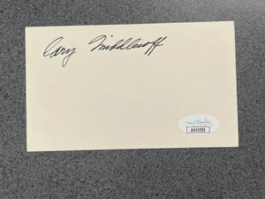 Cary Middlecoff Signed Cut Index Card- JSA Authenticated Golf - Picture 1 of 3