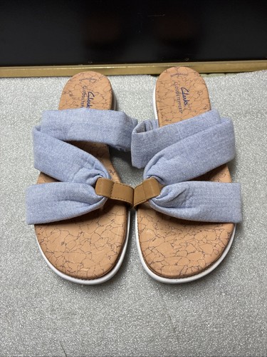 CLARKS Clark's sandali donna cloud stepper 8 1 2 M Eliza blu