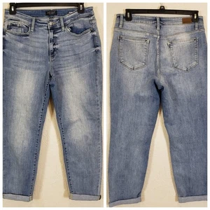 Judy Blue Boyfriend Fit Denim Blue Jeans Womens Size 9/29 Inseam 29 - Picture 1 of 10