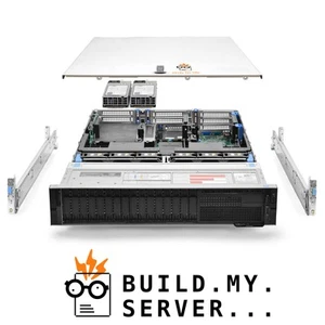 Dell PowerEdge R740 Server 16-Bay 2x Bronze 3106 1.70Ghz 16-Core 32GB RAM Rails - Picture 1 of 5