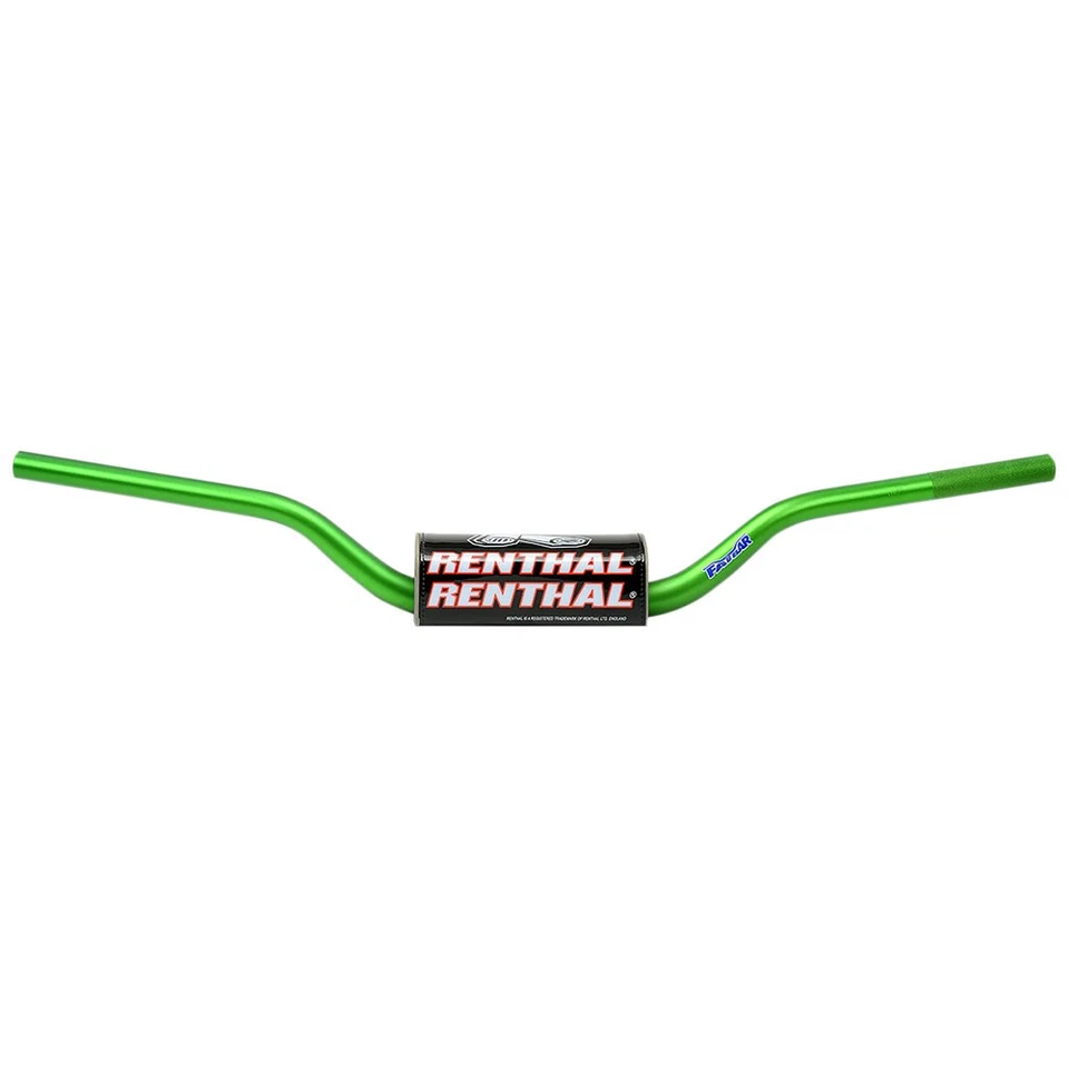 Renthal 1 1/8" FatBar Ricky Carmichael Bend(#604)Green For KTM 200 EXC 2003-2005 — 第 1/4 张图片