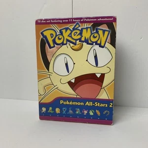POKEMON 10 DVD DISC BOXED SET ALL-STARS 2 2009 OVER 11 HOURS POKEMON ADVENTURE - Picture 1 of 10