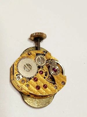 Vintage Geneva 17 Jewels Watch Movement & Dial Mechanical Wind-Up / Running - Image 1 of 4