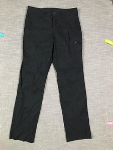 Eddie Bauer Pants Womens 6 Black Nylon Hiking Outdoor Stretch Zip Pocket Travel - Picture 1 of 11