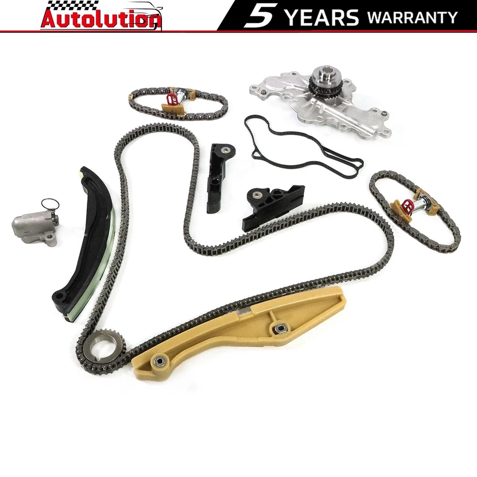 Kit de cadena de distribución bomba de agua para 13-17 Ford Edge Taurus Lincoln MKS MKX 3,5 3,7 L Foto 1 de 4