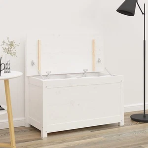 Banco Banca Mueble con Almacenaje de Salón Recibidor Madera Maciza Pino vidaXL - Imagen 1 de 31