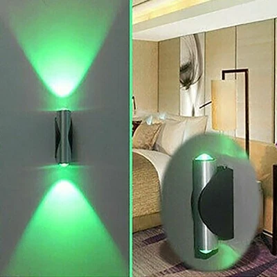 LED Wandstrahler Edelstahl Up&Down - Innenleuchte Außenleuchte Dimmbar - Bild 1 von 4