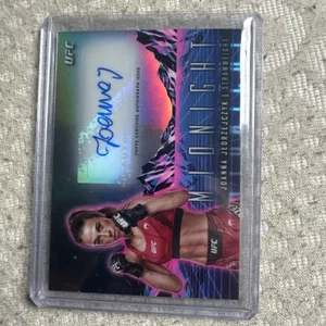 2024 Topps Midnight UFC Horizon Signatures Joanna Jedrzejczyk #HS-JDM Autogramm - Bild 1 von 2