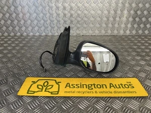 2008-13 Chrysler Delta Offside Drivers Electric Wing Mirror BLACK MANUAL FOLD - Picture 1 of 17