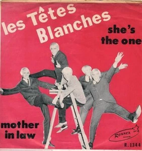 TETES BLANCHES/HOU-LOUPES She's The One 1965 RARE BELGIUM 45 garage LISTEN - Picture 1 of 3