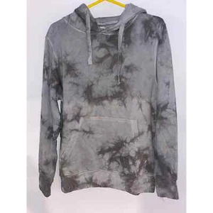 NUEVO CON ETIQUETAS Paperback unisex negro/gris tye dye sudadera con capucha - Imagen 1 de 6