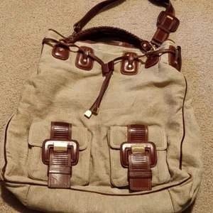 Michael Kors Convertible Backpack Hobo Leather Drawstring - Picture 1 of 8