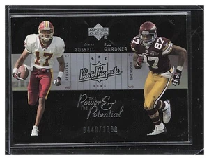 2003 Upper Deck Pros Prospects potenza e potenziale #PP26 canna Cliff Russell Gardn - Foto 1 di 2
