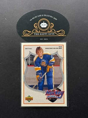 NHL 1991 Upper Deck Hockey Heroes Brett Hull (105-Goal Man) #1 Knights - Image 1 of 2