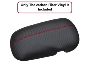 Carbon Fiber Vinyl Console Cover For Ford Mustang GT 2015 2016 2017 2018 2019 - Picture 1 of 3