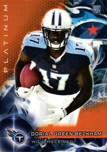 2015 Topps Platinum Orange Refractors #122 Dorial Green-Beckham RC Titans