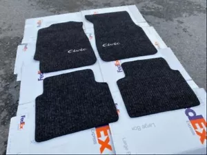Alfombrilla acanalada negra para Honda Civic EG6 1992-95 Dohc Vtec - Imagen 1 de 5