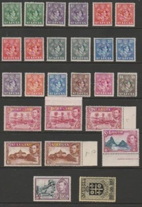 St Lucia MINT sg128-140 1938-48 short set complete perfs and shades to 10 - Picture 1 of 2