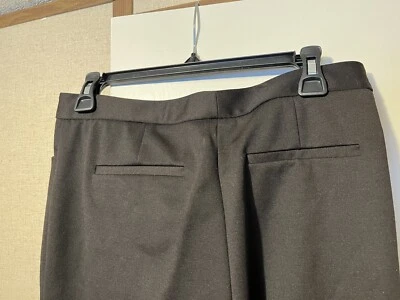 全新 Kenneth Cole The Delphine 裤子女式 8 个休闲裤黑色职业 $88 — 第 1/4 张图片