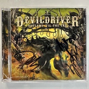 Outlaws 'til the End 1 by Devildriver (CD, 2018) Signed Autographed - Picture 1 of 2