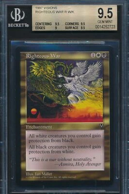 Visions Righteous War BGS 9.5 Graded Magic MTG (2723) -magicgraders- - Image 1 of 3
