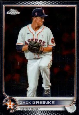 2022 Topps Chrome Zack Greinke Houston Astros #5 - Image 1 of 2