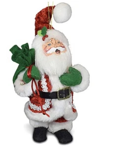 Annalee WEIHNACHTEN ""CRIMSON CRUSH SANTA"" 5" ORNAMENT 2022 #711222 - Bild 1 von 1