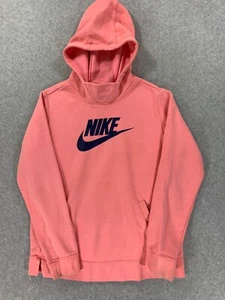 Nike Sportswear Swoosh Logo Hoodie Sweatshirt (Girl's XL) Pink - Picture 1 of 12