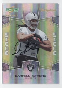 2008 Score Inscriptions Darrell Strong Auto /750 Oakland Raiders #432 - Picture 1 of 2